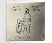 Ariana Grande & Justin Bieber Stuck With U Single Alternate Cover Seated