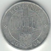 Rumunia 1000 lei lejów 2004 - 22,2 mm - nr 3