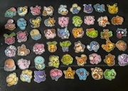 Naklejki Pokémon 53 sztuki