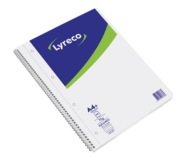 Kołozeszyt Zeszyt Lyreco, A4, kratka, 80 kartek, półtwarda okładka