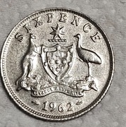 6 Pensów 1962 Australia