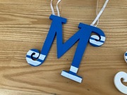 Drewniane litery - Marek