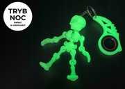 Keyrambit + szkielet brelok druk 3D Keyspinner  zabawka