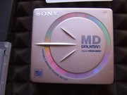 Odtwarzacz Mini Disc Sony + dyskietki