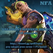 VALORANT | Konto ranked ready | NFA | 1-10 Skinów