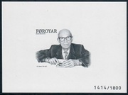 Wyspy Owcze 2021 - Cz. Słania, 100 rocznica urodzin, czarnodruk