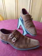 Buty męskie  monki  firmy Loake ( szyte ręcznie)