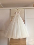 Suknia ślubna Elizabeth Passion, rozmiar 34, Biała, bogato zdobiona