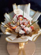 Bukiet ze zdrapek i słodyczy ślub, urodziny, imieniny