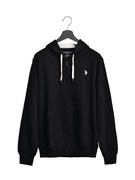 U.S. Polo Assn. Bluza męska z kapturem czarna