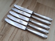 POSREBRZANE NOŻYKI DO OWOCÓW MONOGRAM FINLANDIA MUSZLA 