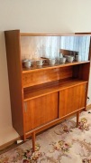 Komplet 3 mebli PRL lata 70. barek + komoda 164cm + witryna 