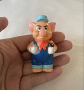 Figurka gumowa Vintage Praktyczna Świnka