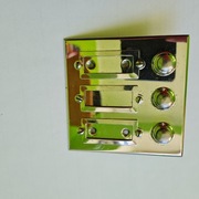 Potrójny przycisk dzwonka do drzwi lata 20-te lub 30-te