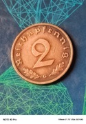 Niemcy 3Rzesza,2rpf.1937 G, rzadka, stan bardzo dobry,polecam wszystkim.
