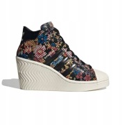 Adidas Superstar Ellure wedge na koturnie 39 1/3 multicolor używane unikat