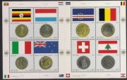 ONZ Genewa 2006 - flagi i monety, Mi 553-560**