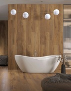 Płytki drewnopodobne do salonu, łazienki, GRES 120x20 gat.1 Guardian honey