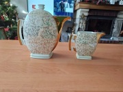 Dzbanek i mlecznik Ćmielów Serwis Płaski