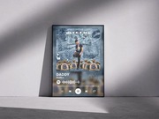 Plakat Blueface daddy bez ramki a3 prezent dla chłopaka 