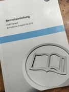 ksiażka obsługi Golf 7 kombi De