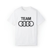TEAM AUDI - T-Shirt Biały - Rozmiar L