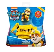 PSI PATROL - RUBBLE - FIGURKA + SPYCHACZ BULDOŻER, NICKELODEON, SPIN MASTER