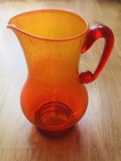 SZKLANY DZBANEK, WAZON, SZKŁO PRL.