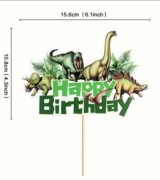 Topper na tort urodzinowy Dinozaur