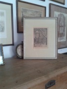 Jadwiga Schönthaler, akwaforta "Mury obronne Krakowa".