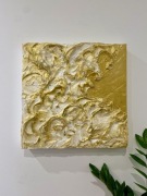 Obraz strukturalny - abstrakcja 29x29cm "Kołtuny II"