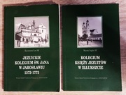 Kolegium księży Jezuitów w Iłłukszcie / Jarosławiu - zestaw 2 książek