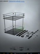 Półka cargo do szafki 