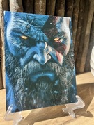 God of war. Kratos. Metalowy obraz