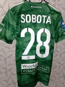 Koszulka Meczowa Ekstraklasa Śląsk Wrocław Waldemar Sobota 