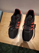 Buty Adidas hp6095 r.42 2/3, czarne czerwone paski