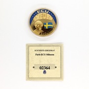 Farb-ECU-Münzen - 10 dolarów - Szwecja