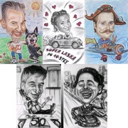 karykatura karykatury portrety doskonały prezent 