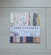 Craft o'clock- Bold & Glamour 15x15 cały bloczek papier scrapowy