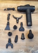 NOWY Masażer pistolet punktowy + końcówki w zestawie 