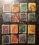 Zestaw znaczkow  cesarstwa niemieckiego