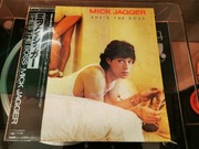 MICK JAGGER JAPAN OBI LP SHE'S THE BOSS ROLLING STONES FOLIA! 