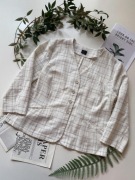 Elegancki lniany żakiet marynarka 30% linen