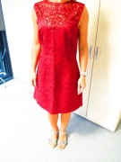 sukienka czerwony burgund Orsay rozm 40