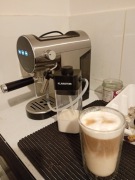 Kolbowy Ekspres do kawy Klarstein Furore, spieniacz Steel Presso