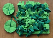 Nowa Mata Węchowa dla Psa – Zabawka Edukacyjna (Zielona / Niebieska)