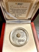 Krzemień pasiasty - Nakład 500 !!!szt Ag .500 srebro Skarby Polskiej Ziemi