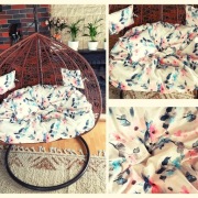 Poszewka na poduszkę do kokonu, fotel wiszący