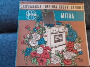 stara  instrukcję obsługi kuchenki gazowej z czasów PRL Mitra