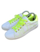 Guess Damskie Sneakersy Białe Neonowe Logo Lifestyle Streetwear Rozmiar 39